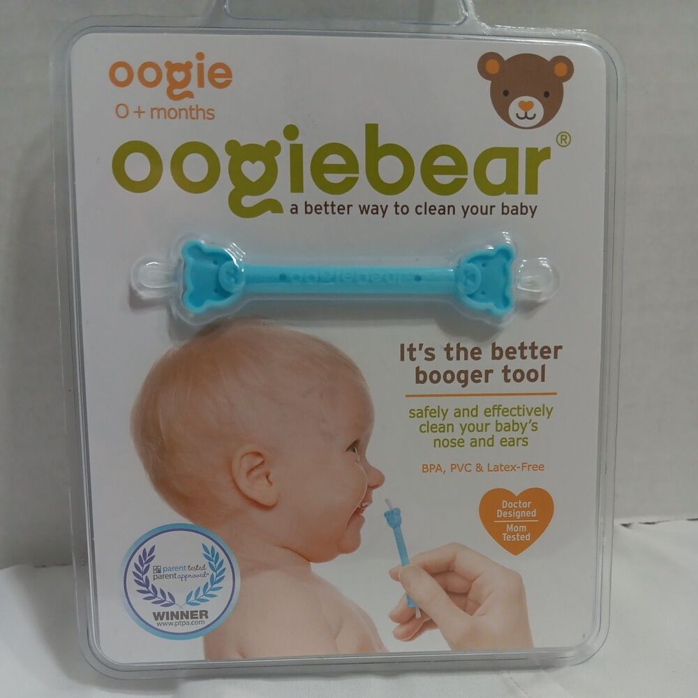OOGIEBEAR Booger Removal Tool for Babies Earwax Ear and Nose Cleaner 0+ Months